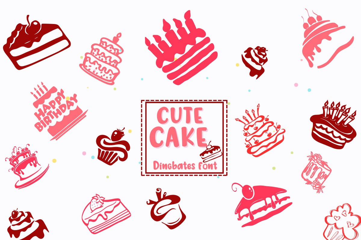 폰트 Cute Cake