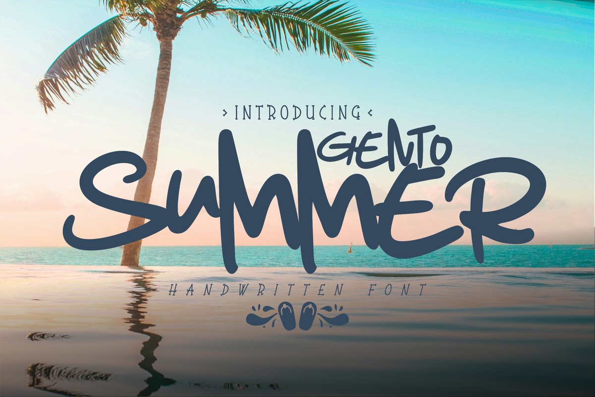 폰트 Gento Summer