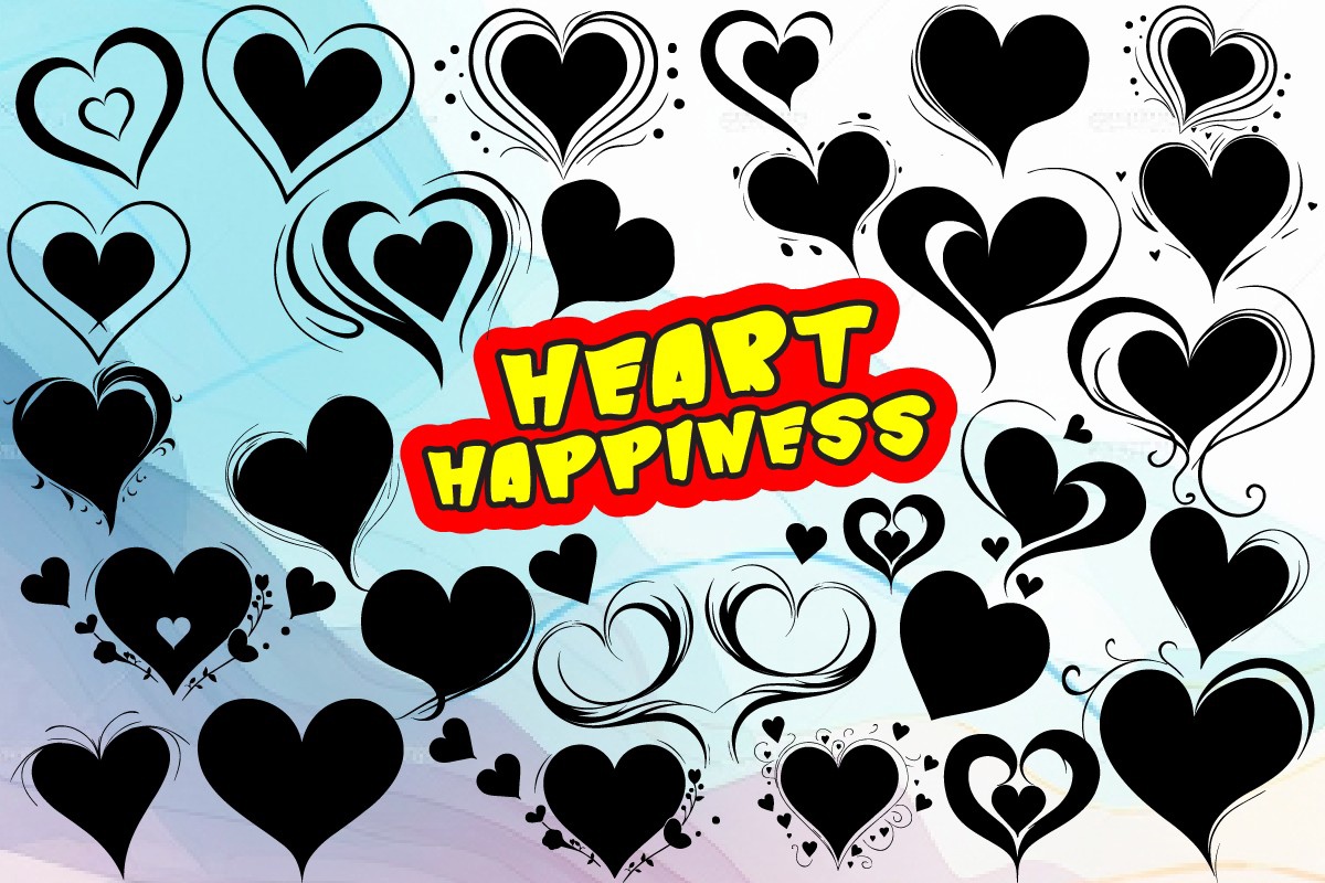 폰트 Heart Happiness