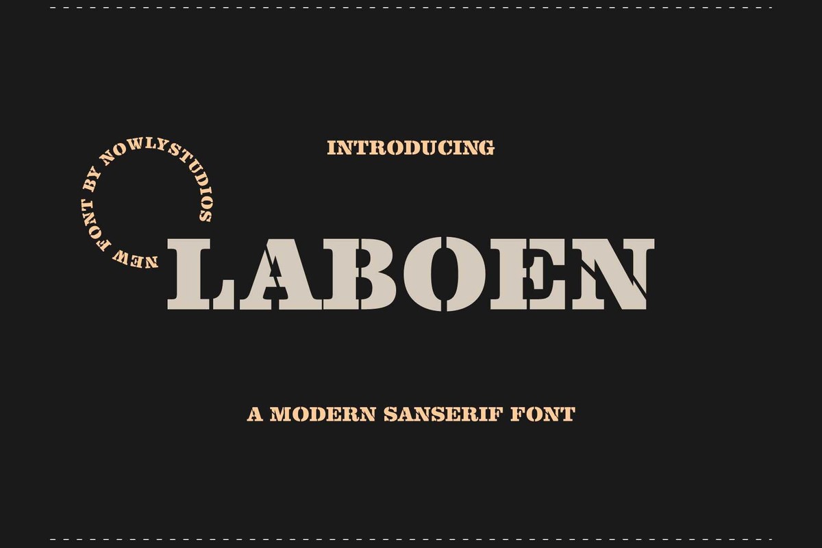 폰트 Laboen