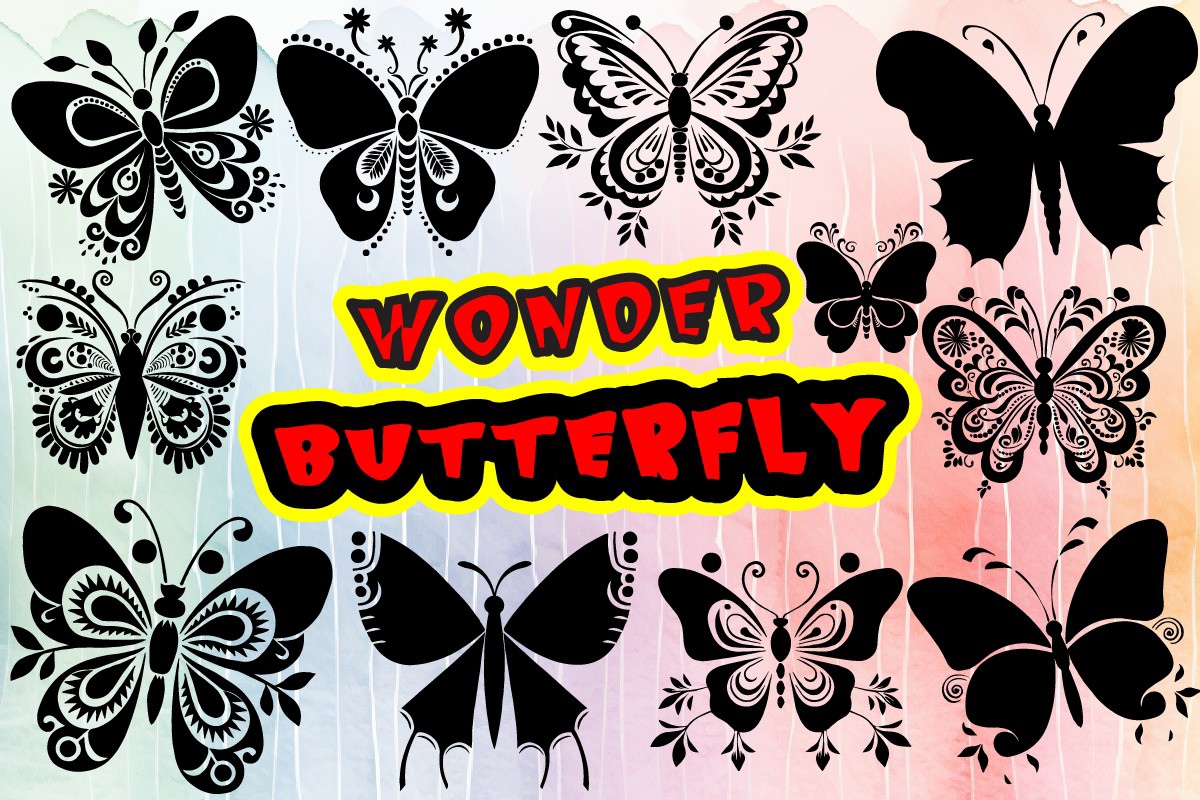 폰트 Wonder Butterfly