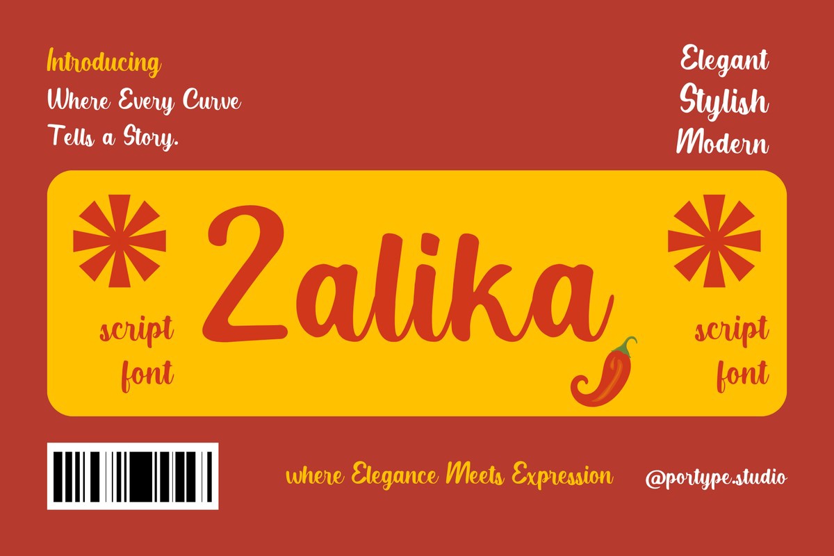 폰트 Zalika
