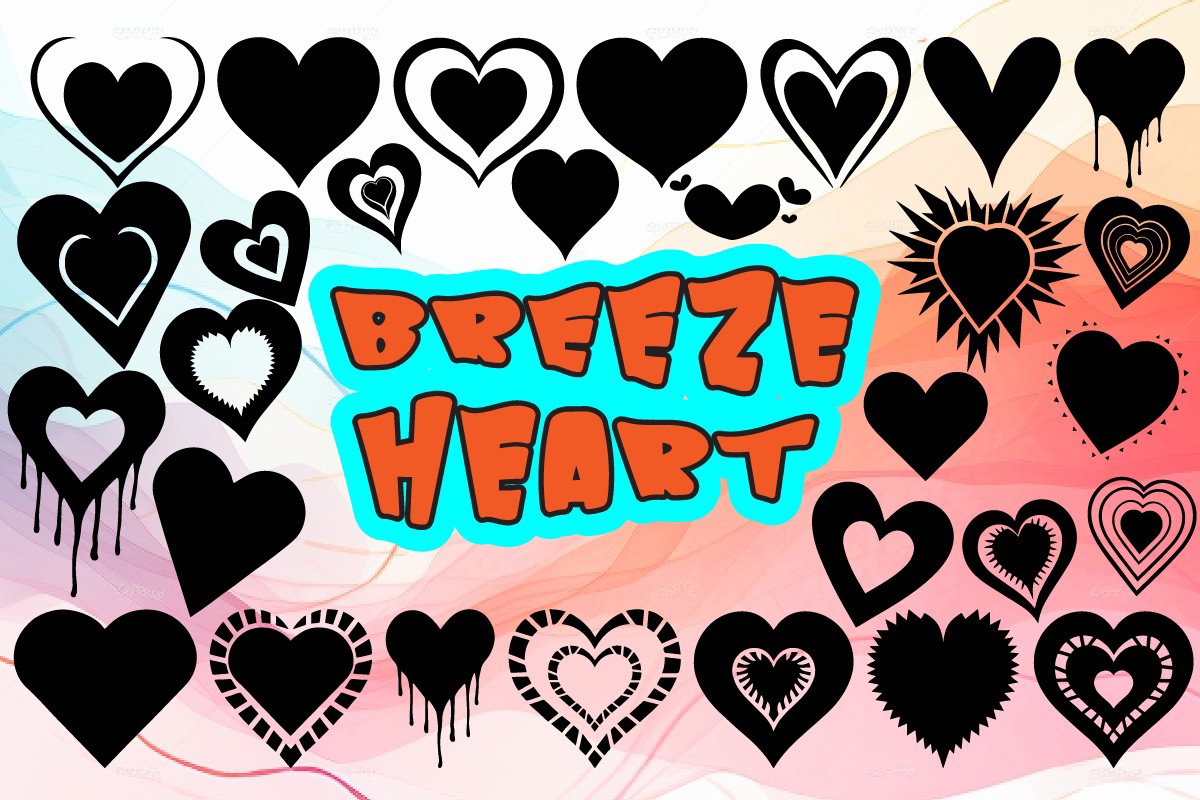 폰트 Breeze Heart