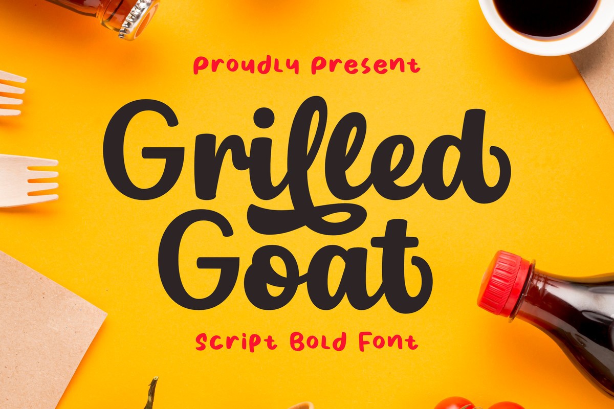 폰트 Grilled Goat