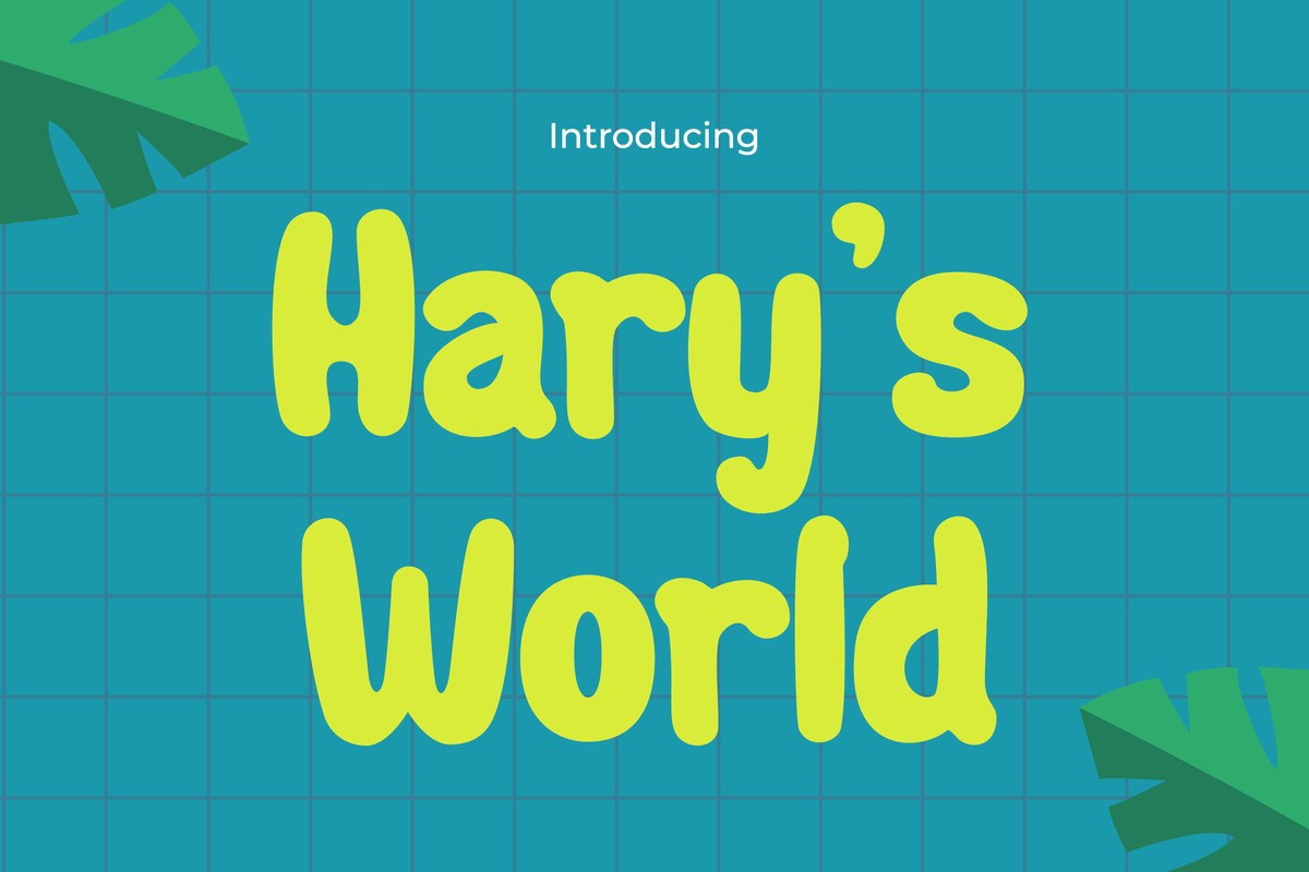 폰트 Harys World