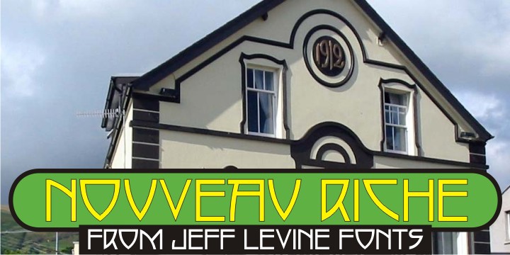폰트 Nouveau Riche JNL