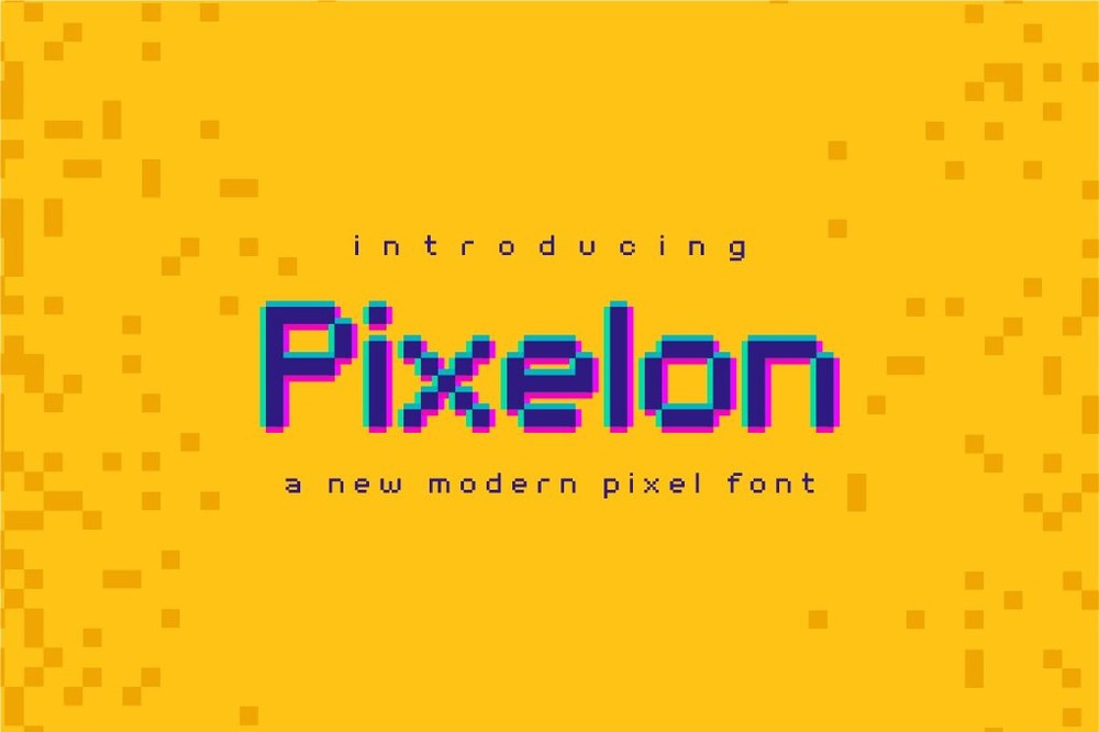 폰트 Pixelo