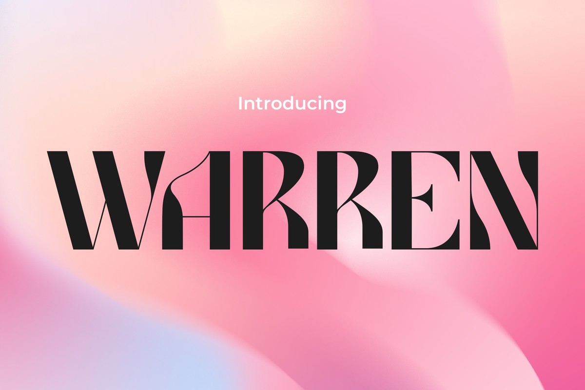 폰트 Warren