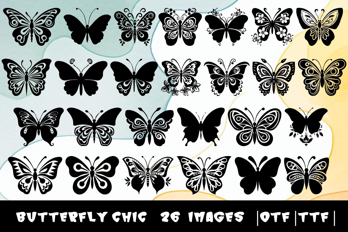 폰트 Butterfly Chic