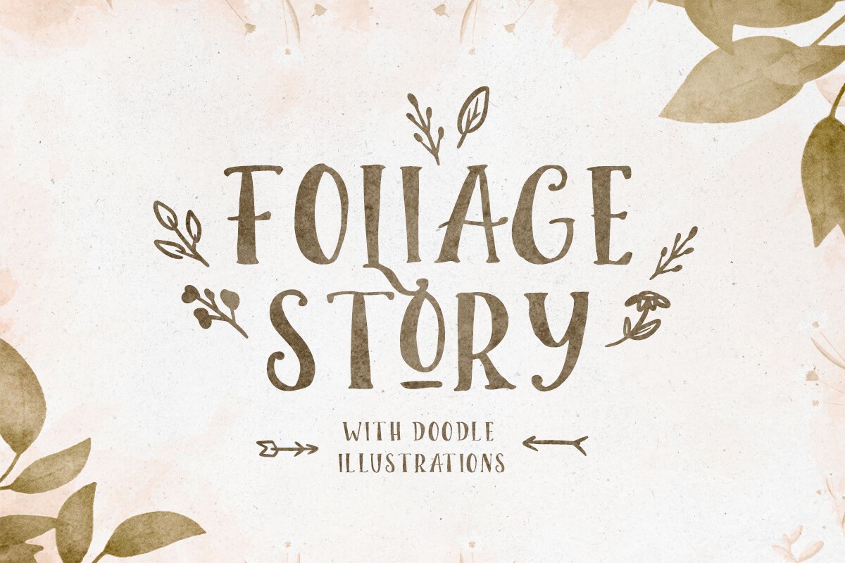 폰트 Foliage Story