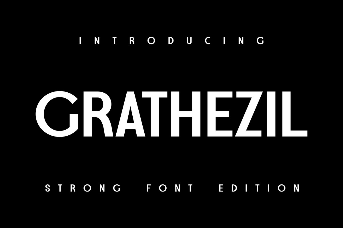 폰트 Grathezil
