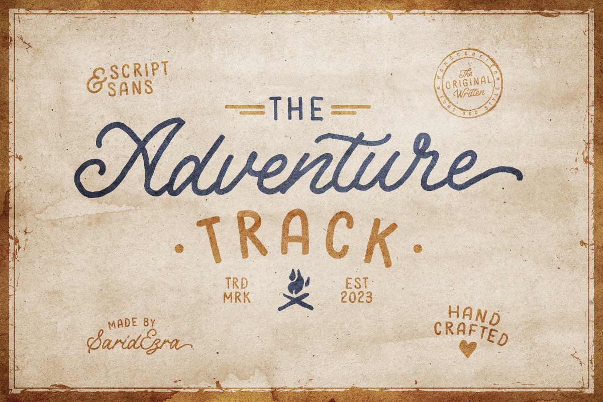 폰트 Adventure Track