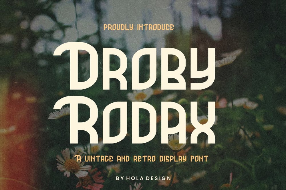폰트 Droby Rodax