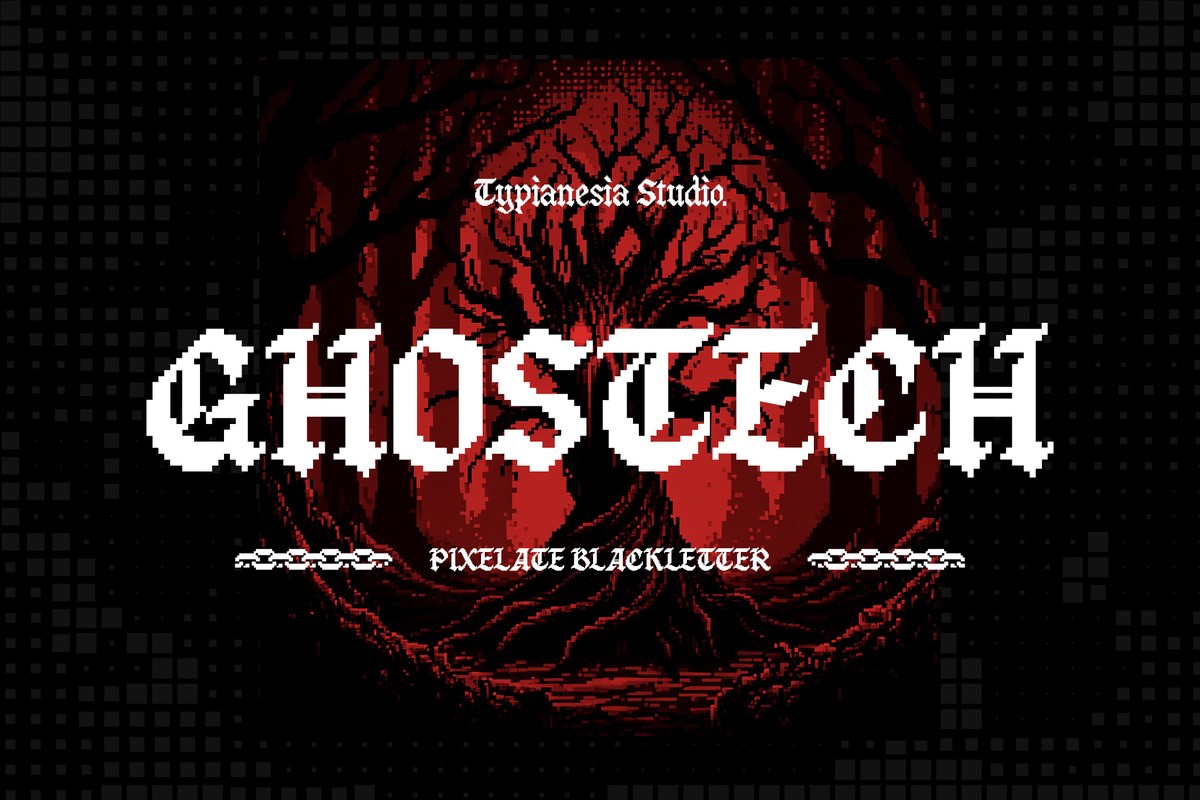 폰트 Ghostech