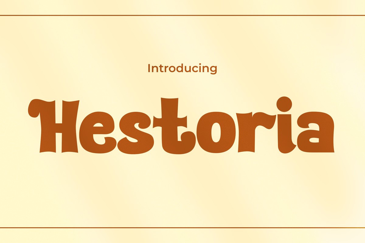 폰트 Hestoria