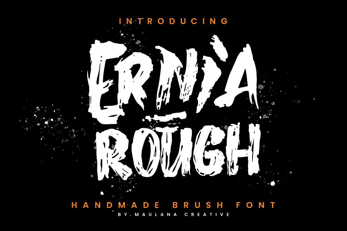 폰트 Ernia Rough
