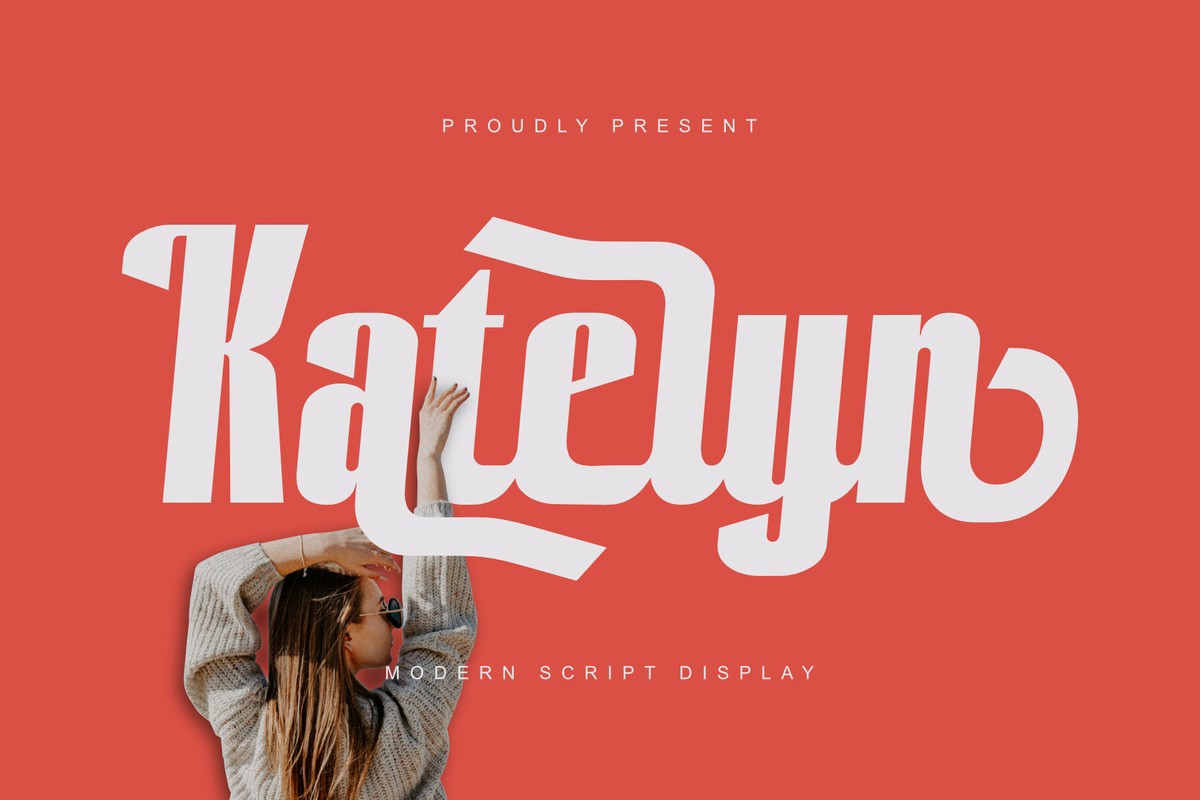폰트 Katelyn