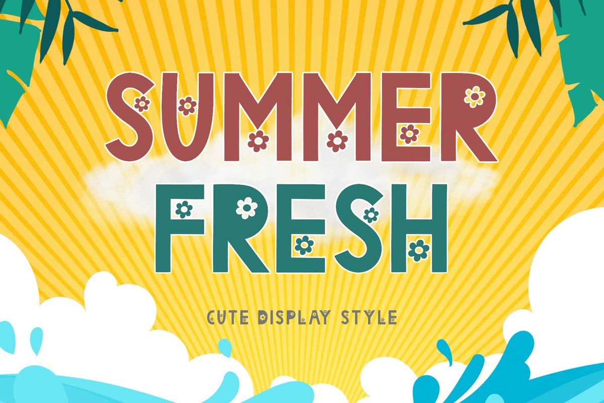 폰트 Summer Fresh