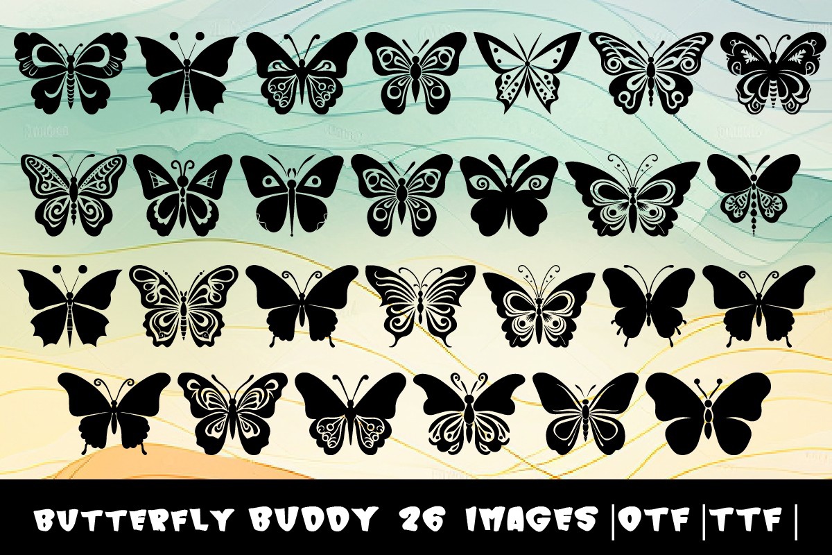 폰트 Butterfly Buddy