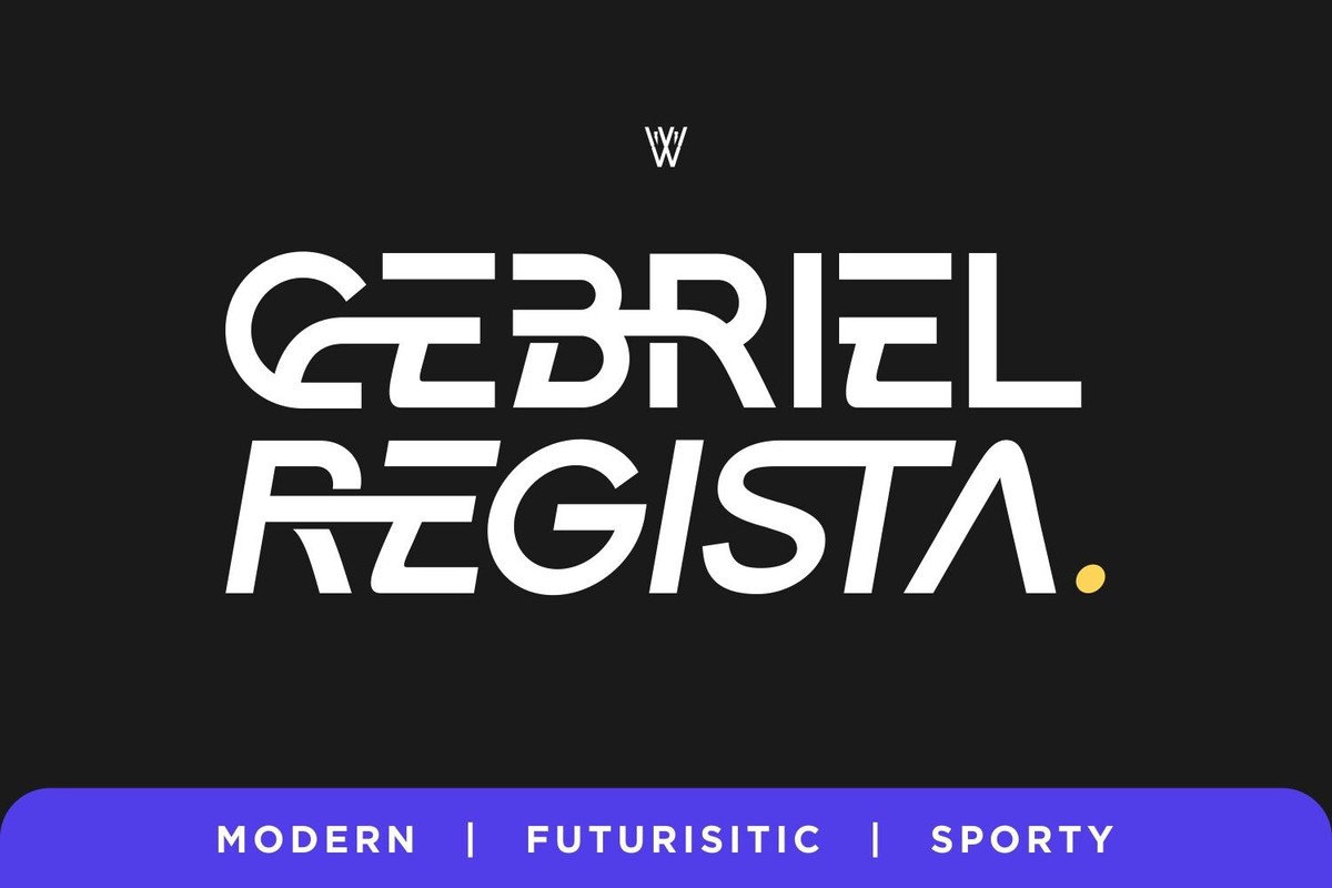폰트 Gebriel Regista