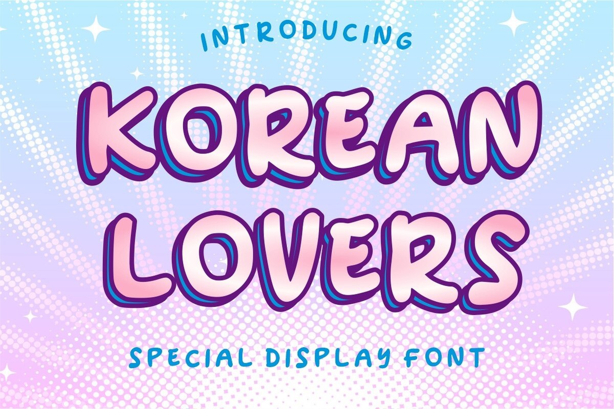 폰트 Korean Lovers
