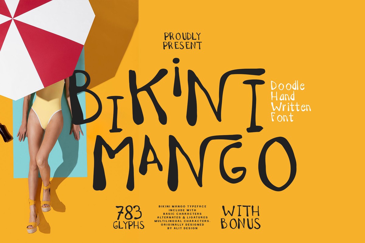 폰트 Bikini Mango