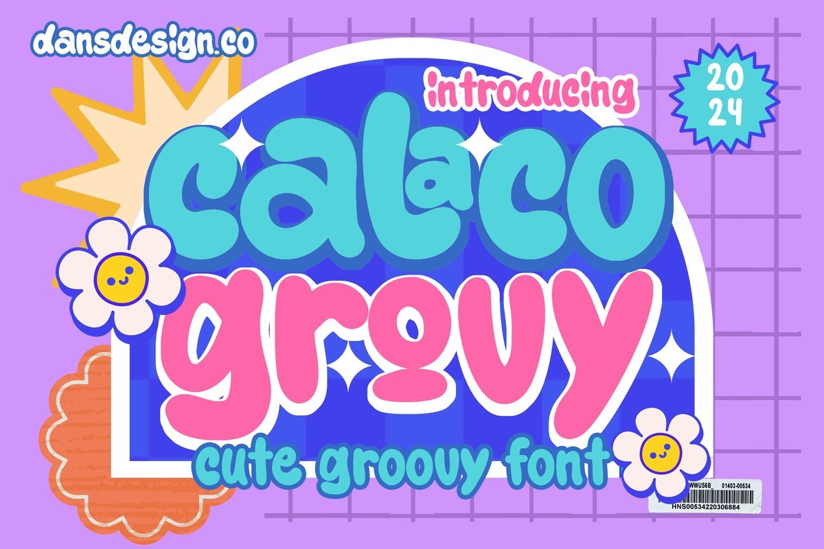 폰트 Calaco Grovy