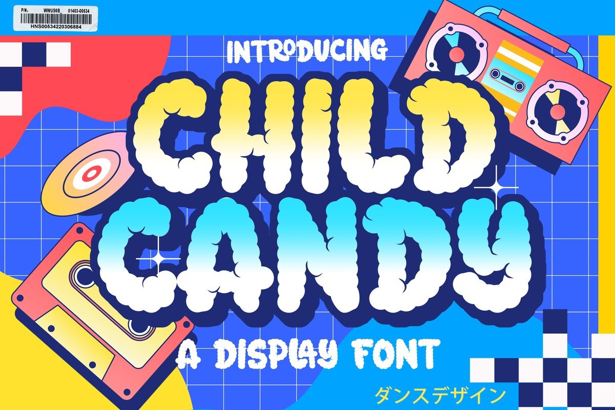 폰트 Child Candy