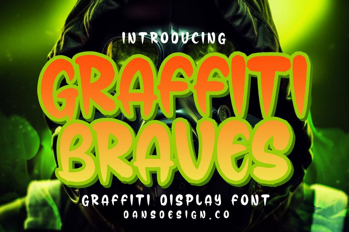 폰트 Graffiti Braves