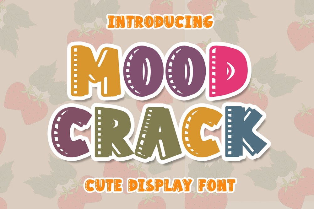폰트 Mood Crack