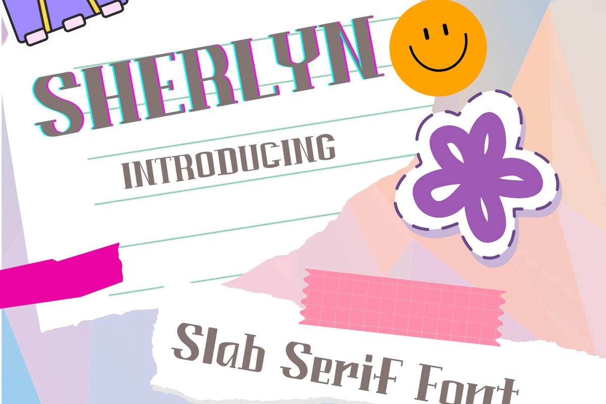폰트 Sherlyn
