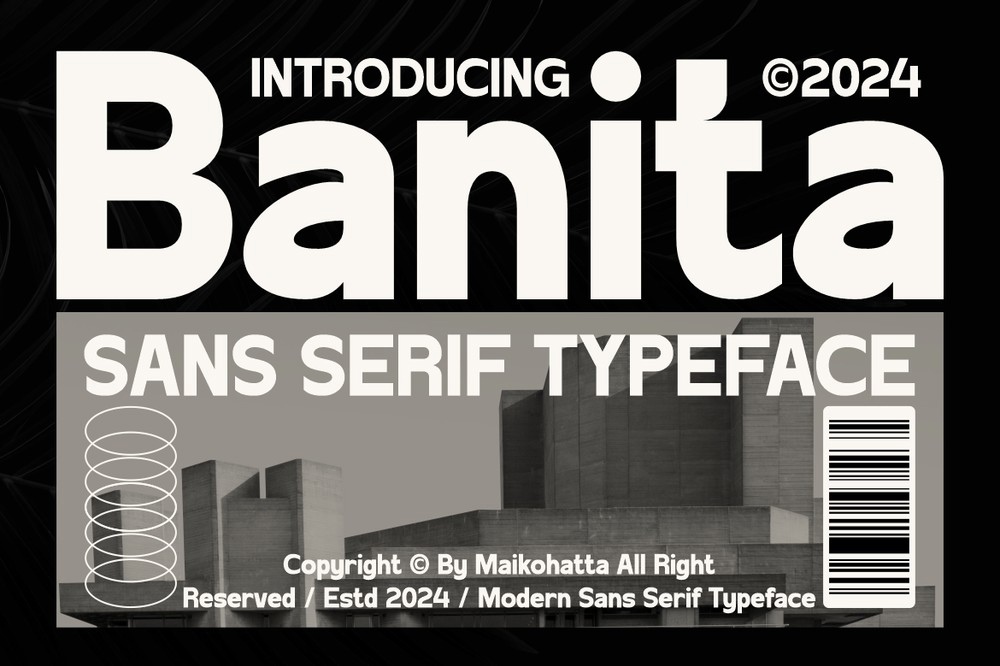 폰트 Banita
