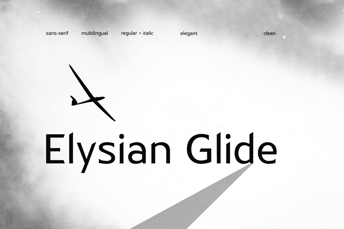 폰트 Elysian Glide