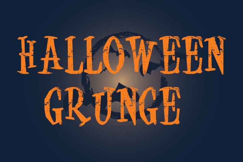 폰트 Halloween Grunge