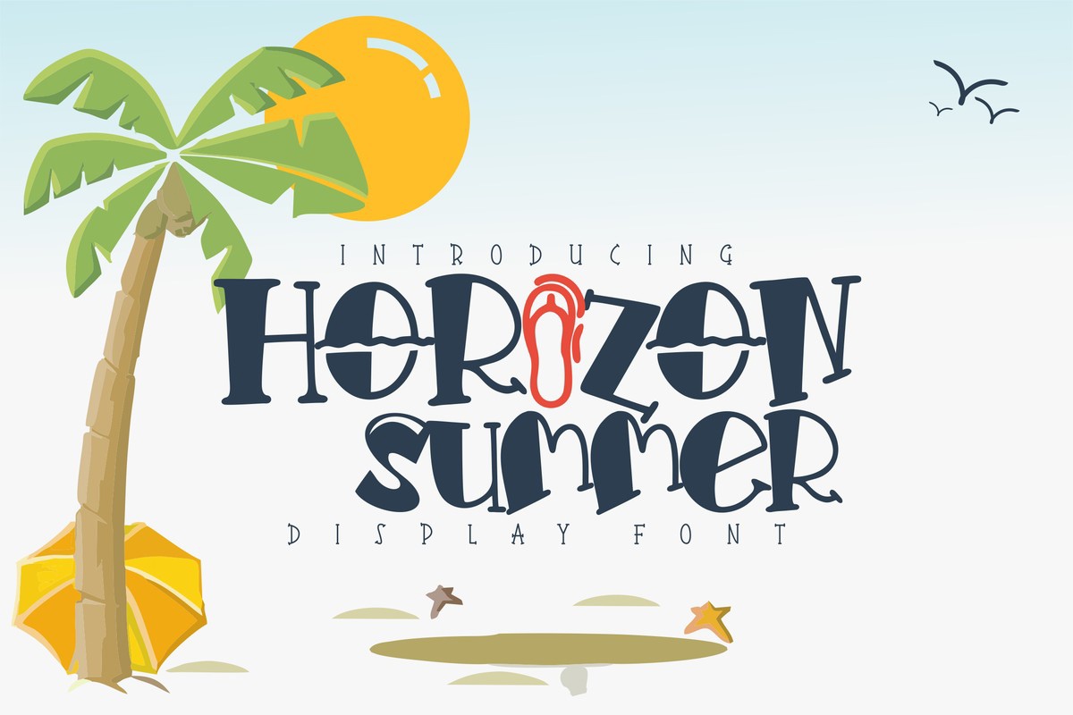 폰트 Horizon Summer
