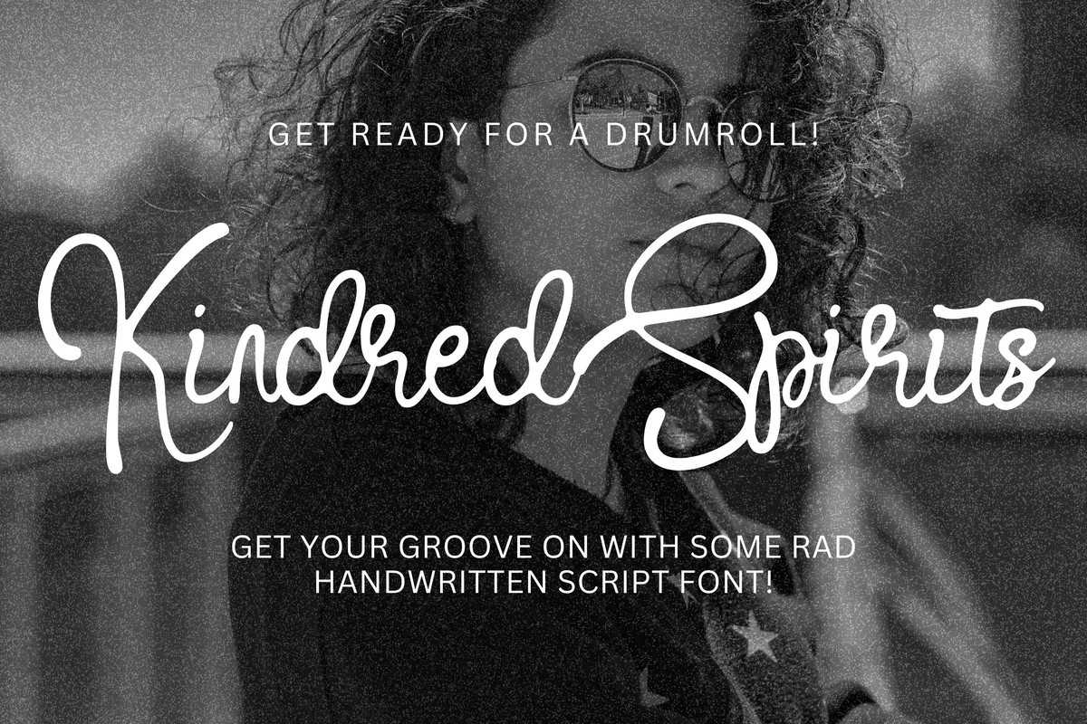 폰트 Kindred Spirits