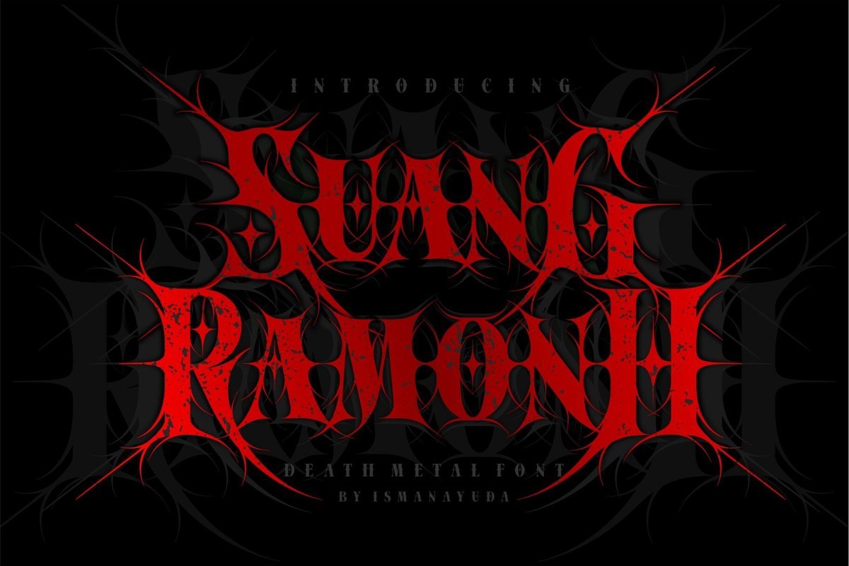 폰트 Suang Ramonh