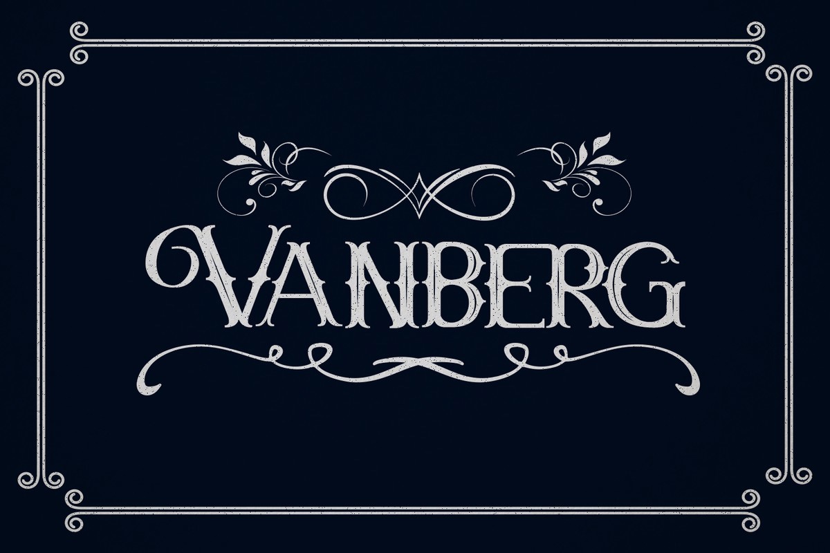 폰트 Vanberg