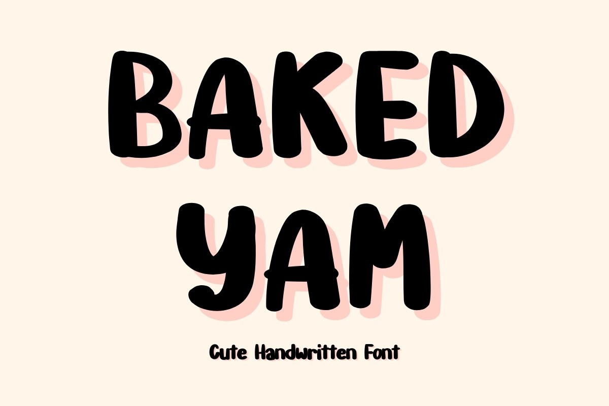 폰트 Baked Yam