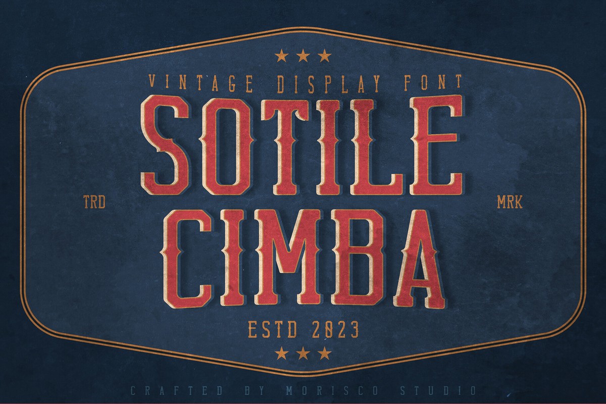 폰트 Sotile Cimba
