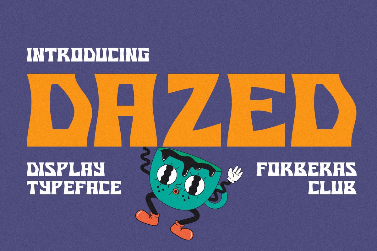 폰트 Dazed