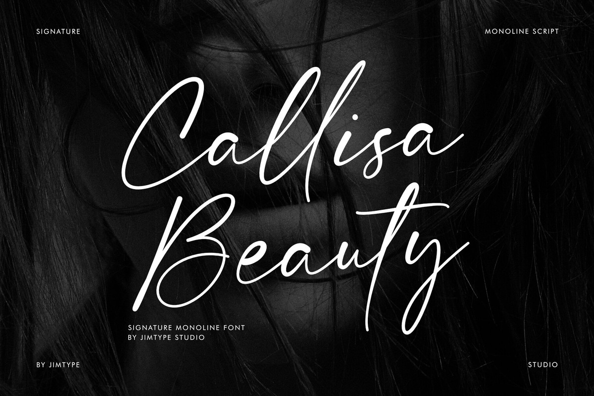 폰트 Callisa Beauty