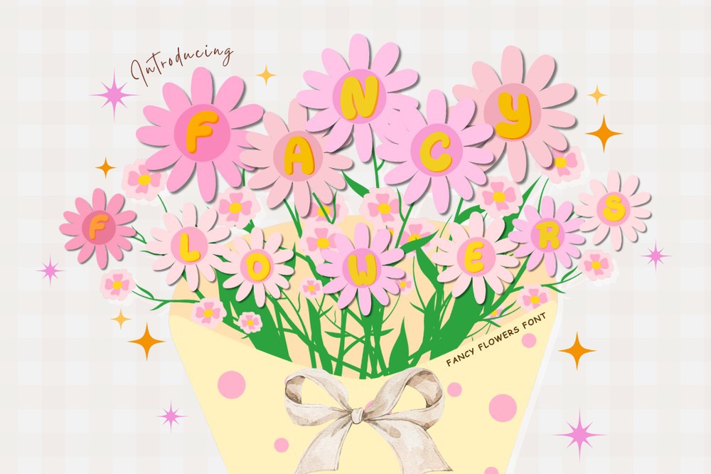 폰트 Fancy Flowers