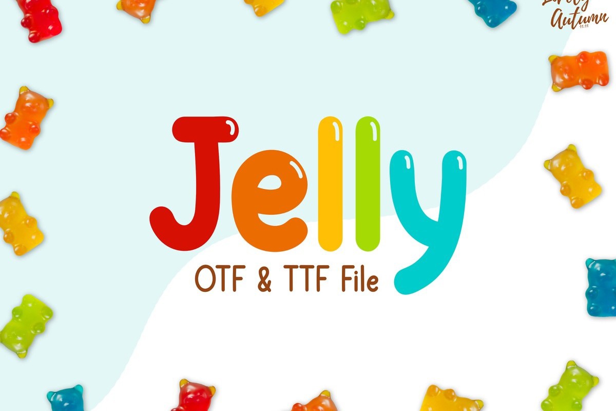 폰트 Jelly