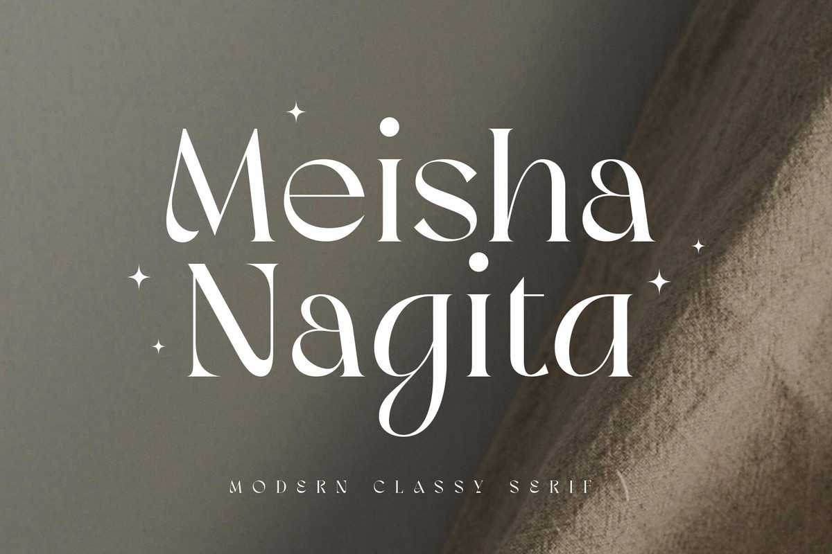 폰트 Meisha Nagita