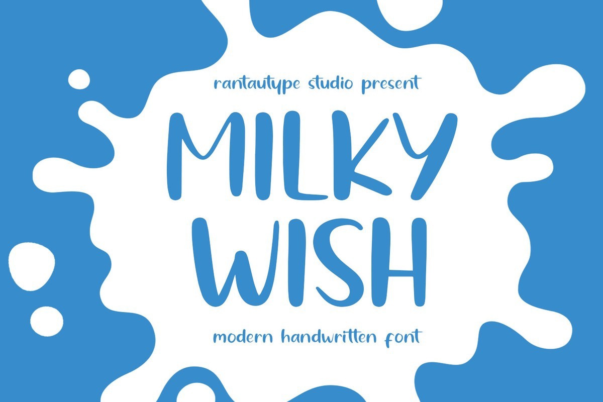 폰트 Milky Wish