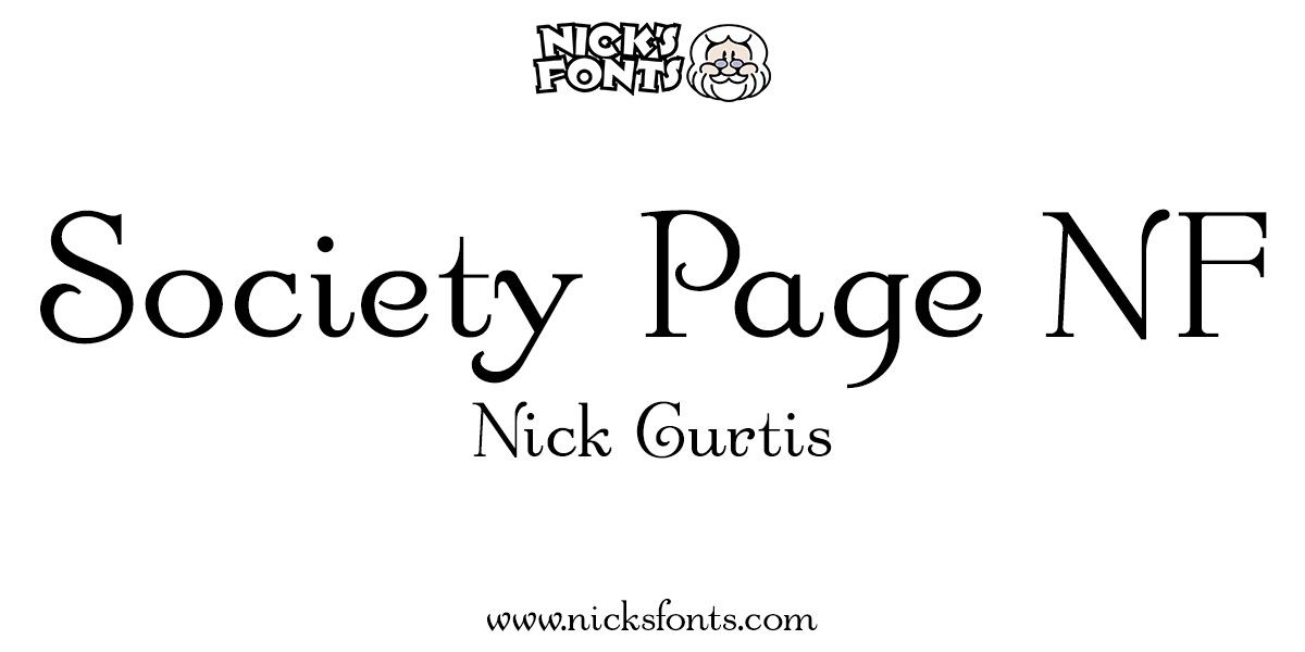 폰트 Society Page NF