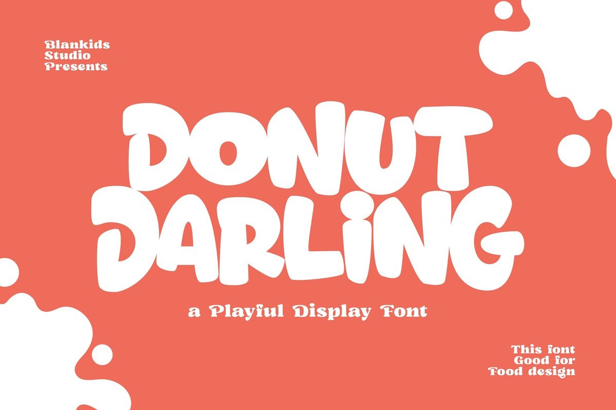 폰트 Donut Darling