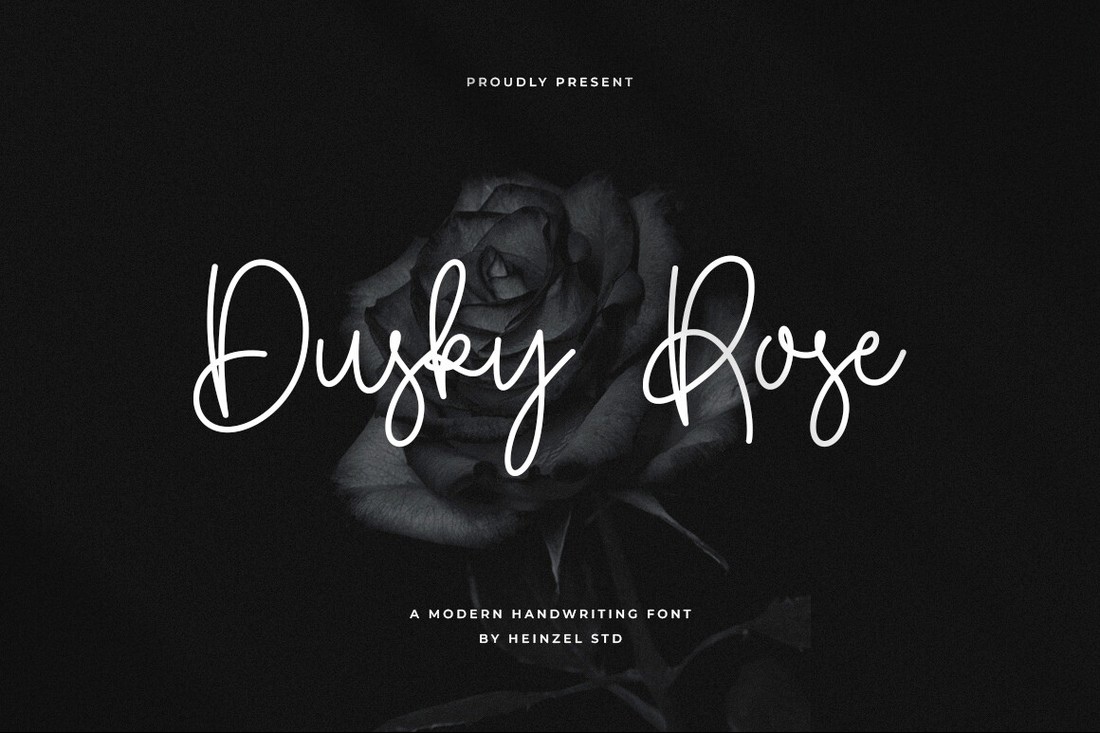 폰트 Dusky Rose