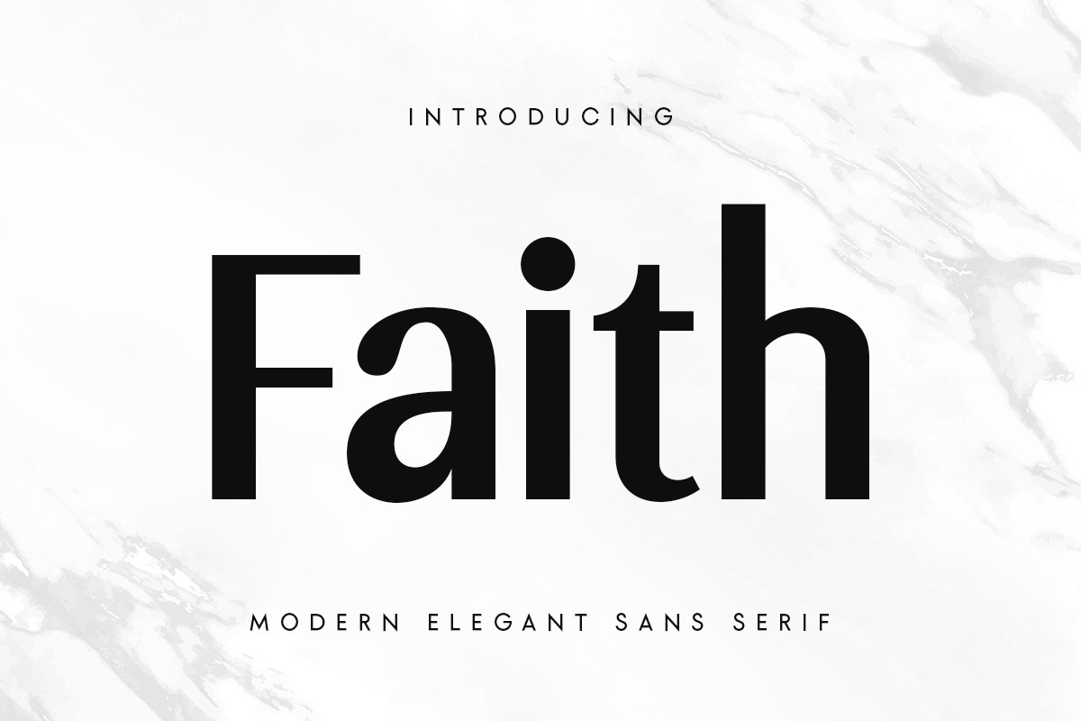 폰트 Faith